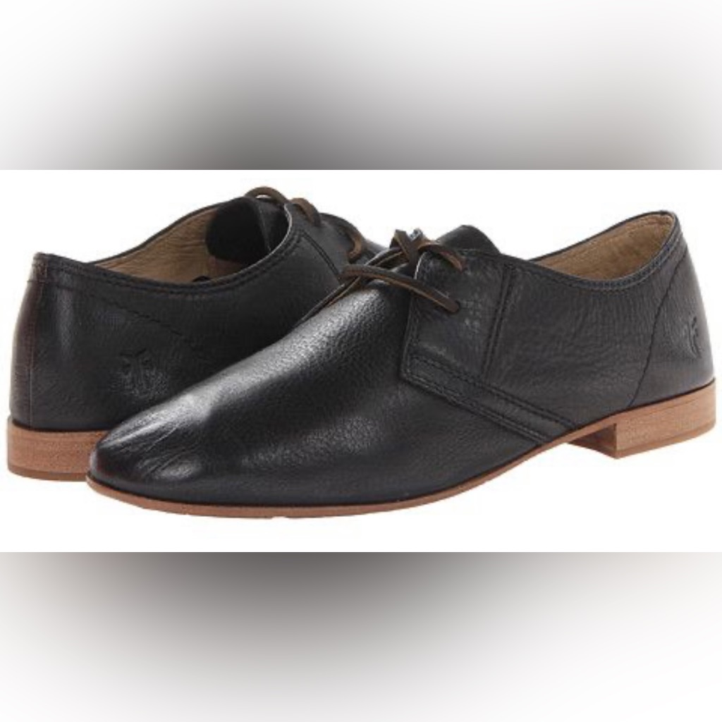 Frye Women’s Black Jillian Oxfords